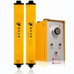 Cheap 45mm Resolution Safety Light Barrier Sensor IP65 Wired Synchronized PNP NPN 10 Infrared Light Curtain for sale