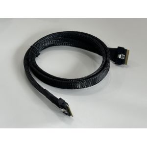 SFF-8654 8i to SFF-8654 8i High-Speed Mini SAS HD Connector Cable, 1.0 m 32AWG