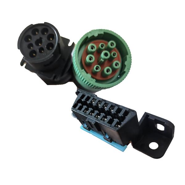 Quality Practical OBD2 J1939 Extension Cable ABS PVC Material Length 30CM wholesale