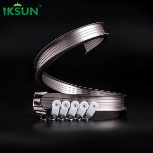 22ft Anodized Bendable Curtain Rail , Curved Curtain Track System For Hotel