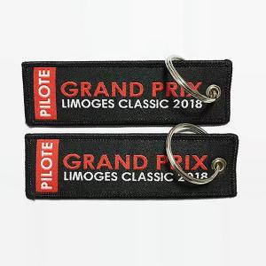 Custom Car Logo Custom Woven Keychain with Acceptable OEM/ODM