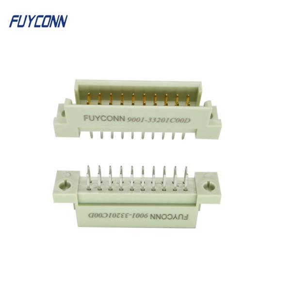 220 Eurocard Connector 5 10 Pin PCB Straight Male 2*10P 2 Rows 20pin Euro