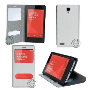 Classic Series Smart Window View Flip Cover Folio Case for hongmi2 with stand