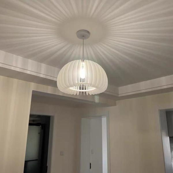 Decor Luxury E27 LED Pendant Lamp Silk Chandeliers For Living & Dining Room