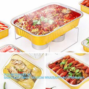 3300ml/7.25LB, Sturdy Aluminum Foil Pans With Lids For Cooking, Baking,