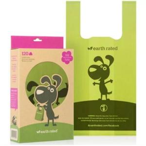 China Colored Compostable Eco Friendly PLA Water Soluble Poop Bags on sale