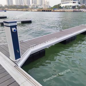 Cheap Customized Aluminum Alloy Marine Finger Docks Floating Pontoon With LLDPE Floater For Boat Yacht Use for sale