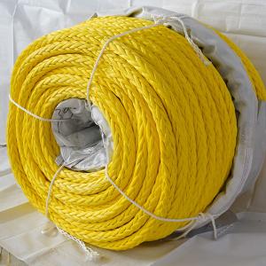 High Strength 12-Strand UV Resistant UHMWPE Braided Rope for Marine and