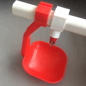 Cheap Automatic Poultry Nipple Drinker With Cup PVC Pipe Chicken Nipple Cups for sale