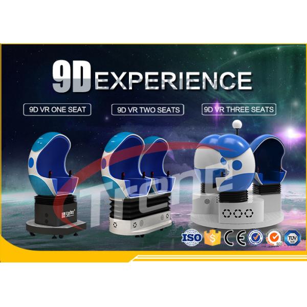 2 Player Roller Coaster Egg Machine 9D Virtual Reality Cinema With 360 Degree