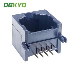 DGKYD5521188IWA1DY4 full plastic light free RJ45 mesh connector 8P8C PBT