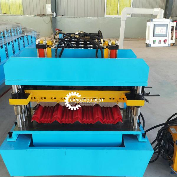 Deep Rib Ppgi Roof Tile Forming Machine 380v 50hz