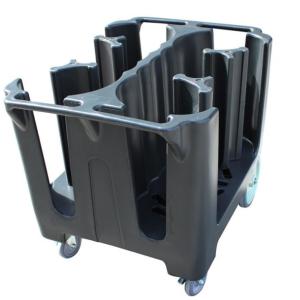 Polyethylene Adjustable Dish Caddy Conveniently Transport Store Plates