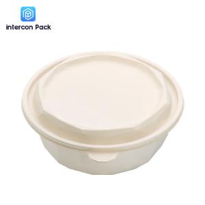 Food Packaging Eco Friendly Disposable Lunch Boxes Degradable Customized Size