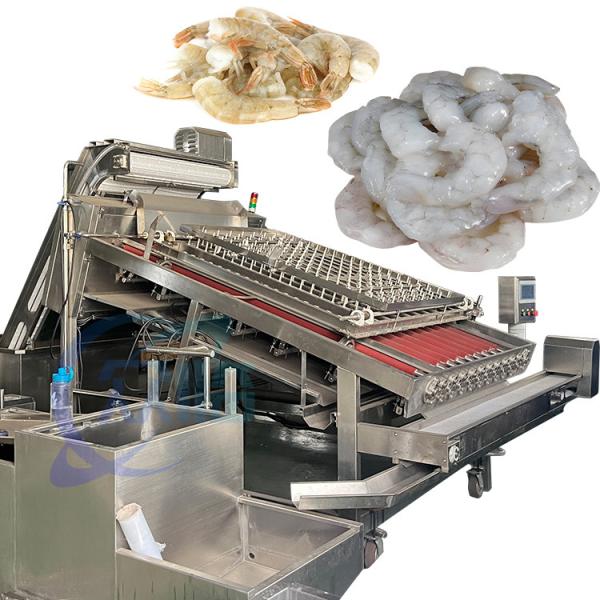 Quality Large Capacity Shrimp Peeling Equipment / Shrimp Peeler Deveiner / Shrimp Shells Removing Machine wholesale
