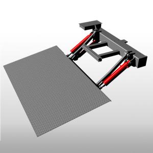 China 2 Ton Tail Lift Truck With Bigger Adjustment Angle No Corrosion Aluminum Material on sale