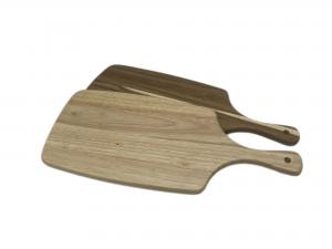 Cheap 43x18x2cm Acacia Wood Chopping Board / Tray With Handle for sale
