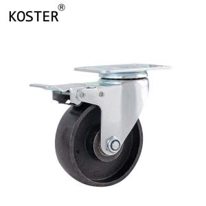 2 Inch/4 Inch Industrial Casters Wheels with Brake Hole Distance 12*8.2mm and