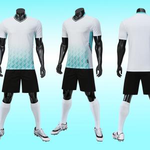 Premium Fabric Lightweight Plain Soccer Jerseys Breathable Football Jersey Set