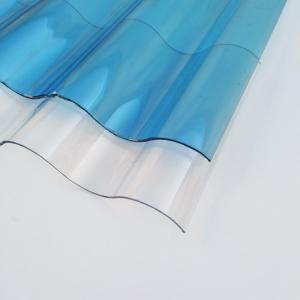 1.8mm Polycarbonate Corrugated Sheet Greenhouse Roof Material PC Roofing Plastic