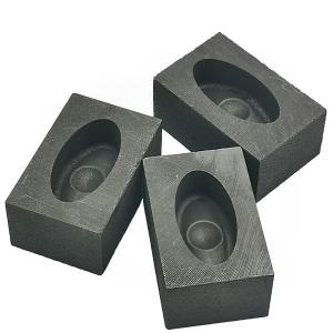 High Density Custom Graphite Mould For Gold 0.1% Ash Bending Strength Melting
