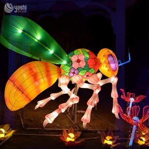 Handmade Bee Shaped Animal Lantern 200CM with LED Light