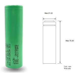 Genuine Grade A 21700 High Drain 21700 Lithium Battery 3.6V 5000mAh INR21700-50S