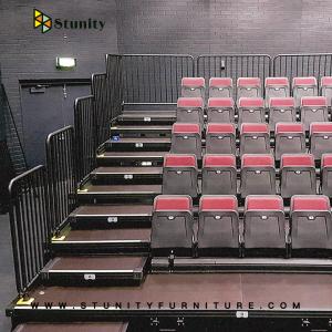 SGS Approved Unbeatable Durability Retractable Seating For Schools