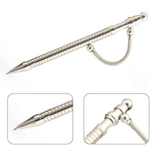 Quality Reduced pressure flexible metal pen Magnetic Think ink pen wholesale