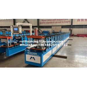 Half Round Rain Gutter Roll Forming Equipment 19 Rows Rollers
