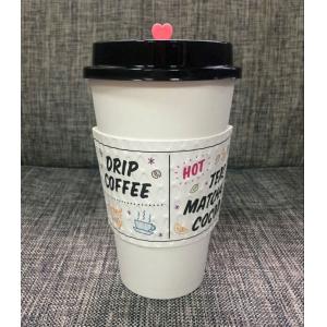 Disposable Coffee Paper Cup Sleeve 12oz Flexo Offset Printing Available