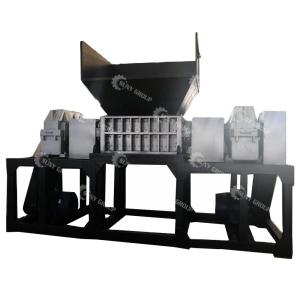 Double Shaft Shredder for Scrap Aluminum Profile and Hard Disk Shredding Machine