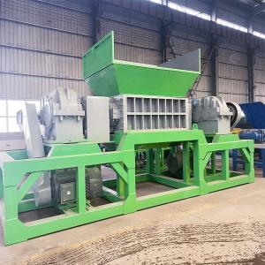 Efficiently Recycle Waste Rubber Tyres with Double Shaft Shredder and Rotary