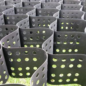 Black Gravel Stabilizer Geocell Grid with Honeycomb Design and 1.0-1.7mm