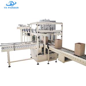 Cheap 100-300cpm Can Bottle Case Packing Machine With Scratch Free Chain Board Conveyor for sale