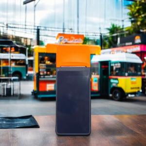 5.5" IPS HD Display POS Terminal with 58mm Thermal Receipt Printer and 4000 mAh