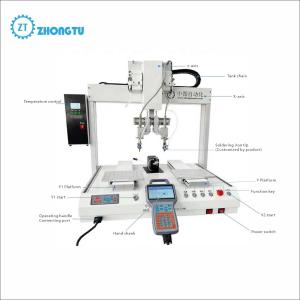 Small Automatic PCB Soldering Robot 150W PLC Controlled