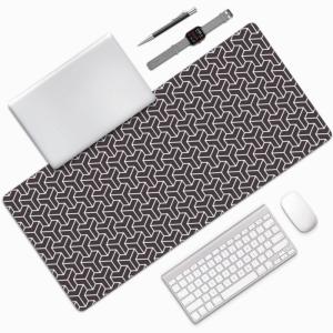 Cheap 900X400 Xxl Brown White Mouse Mat for PC Desk Natural Rubber fabric Keyboard Pad for sale