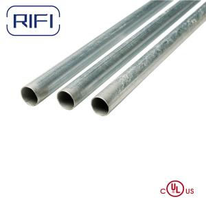 Galvanized EMT Cable Conduit With UL Standard Electrical Metallic Tubing