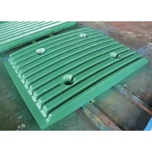High Manganese Crusher Spare Parts Jaw Plate Customizable Color