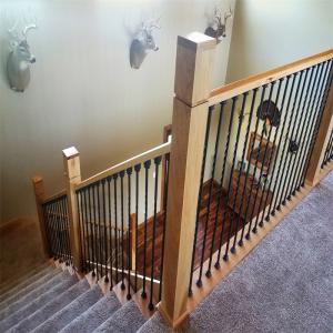 Design Security Art Forging wrought Iron Home Stair Balustrade