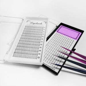 8 - 18mm Length Russian Volume Lashes Customized Package With OEM / ODM Service