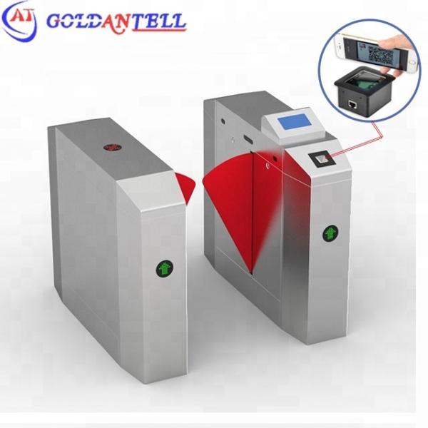 Intelligent QR Code Access Optical Turnstile with IP54 Waterproof 304 Stainless