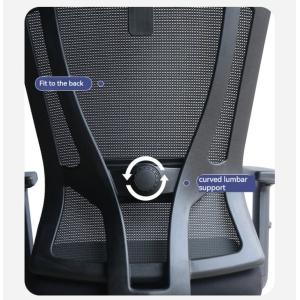 Adjustable Headrest Mesh Chair Fabric Multifunctional Ergonomic High Back Boss