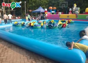 Cheap Adult Kid Swimming Inflatable Pool For Inflatable Water Park Games / PVC Pool Float for sale