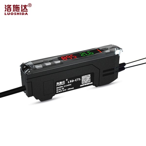 Quality RGB Three-Color Lighting Source Color-Sensitive NPN/PNP NO/NC Fiber Optic Amplifier Fiber Optic Detector Automated Mechanical wholesale