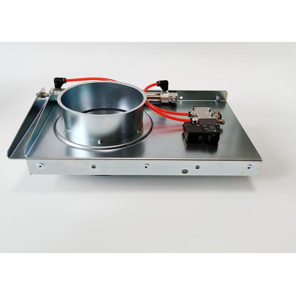 Quality Pneumatic Sliding Airflow Damper Dust Collection Blast Gate 100mm SS304 wholesale