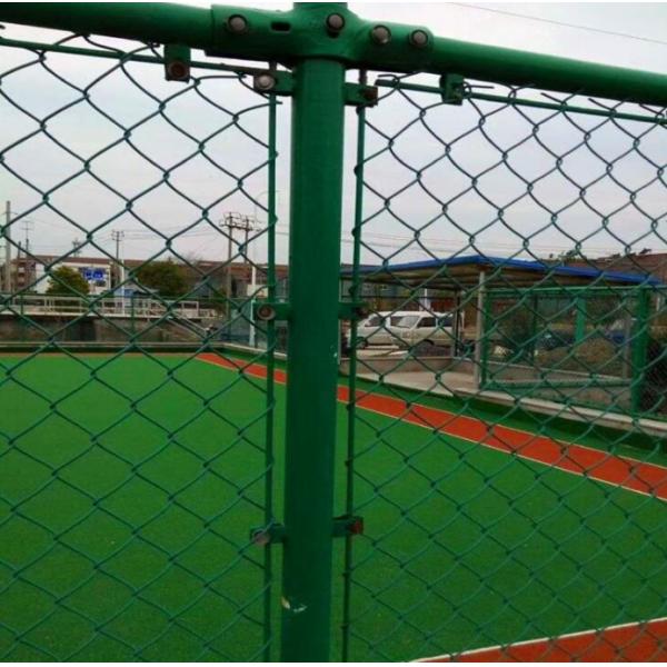 60mm 80mm Hole Size Small Chain Link Fence Diamond Wire Mesh For Tennis Courts