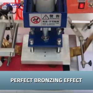 Automatic Pneumatic Hot Stamping Machine , 220V 125HZ Heat Foil Embossing