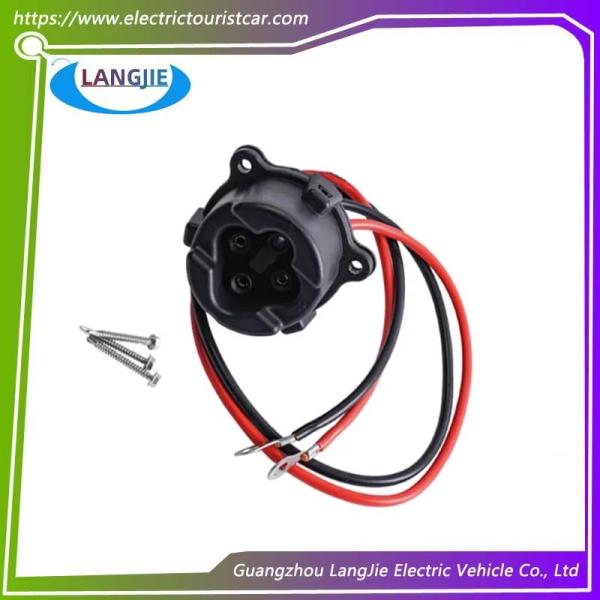 Golf Cart Socket Yamaha G29 Driver Compatible Charging Cable Socket 2011-2017